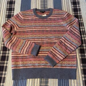 NWT Brooks Brothers Classic Fair Isle Sweater Medium / Large